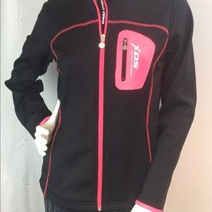 Daily Sports athletics zipped jacket. Black. Med